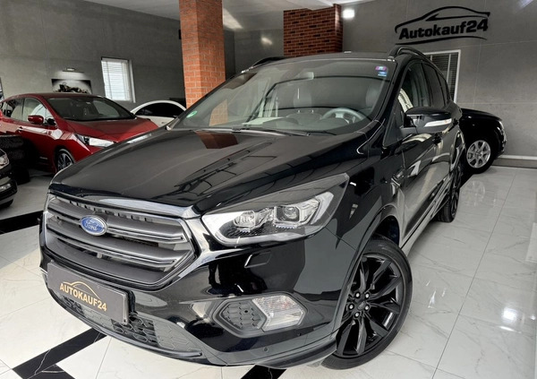 Ford Kuga cena 70500 przebieg: 104000, rok produkcji 2018 z Łęczna małe 529